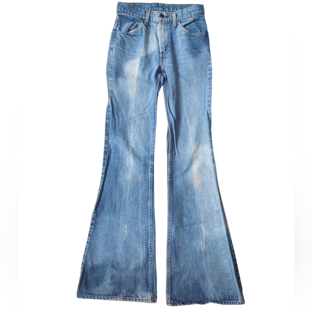 Vintage Levi’s 684 Orange Tab Jeans Bell Bottoms Made In USA Women's Size 26x33